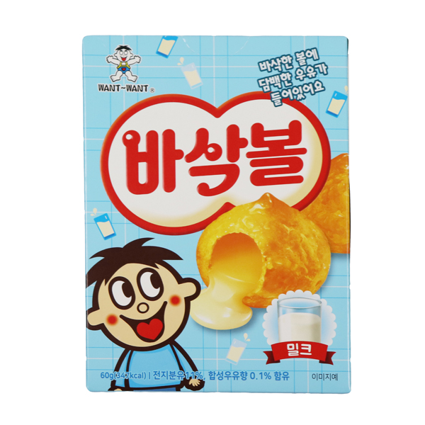 바삭볼 밀크 60g 1개