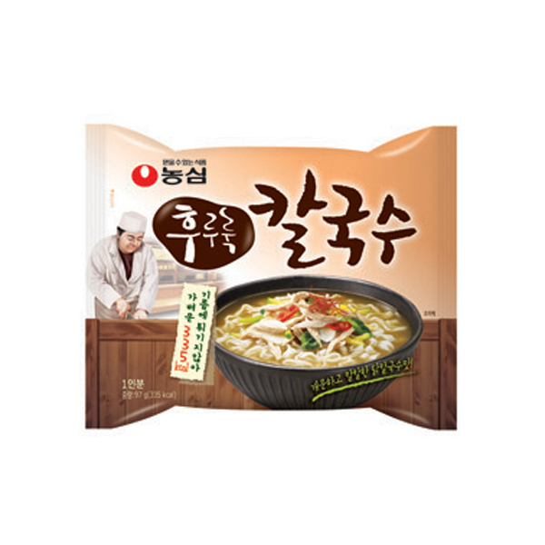 (임박할인 2023-08-06) 농심 후루룩 칼국수 97g X 4개입 1팩