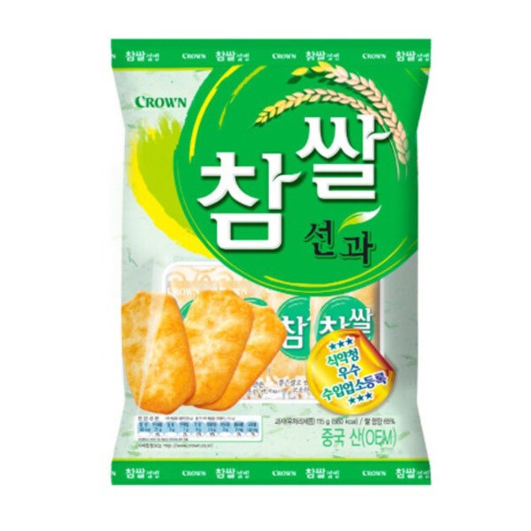 크라운 참쌀선과115g