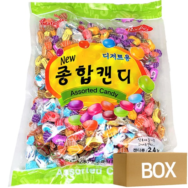 맛고을 종합캔디 2.4kg X 5개입 1박스