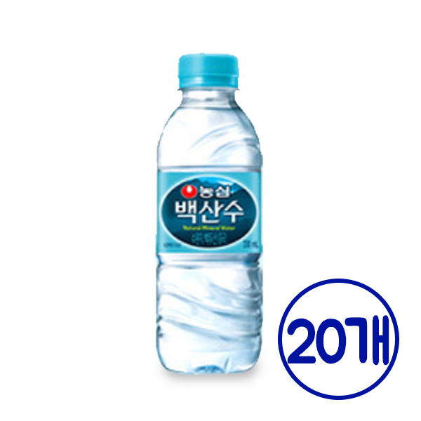 농심 백산수 330ml X 20개 1묶음