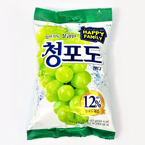 롯데 청포도 캔디 153g