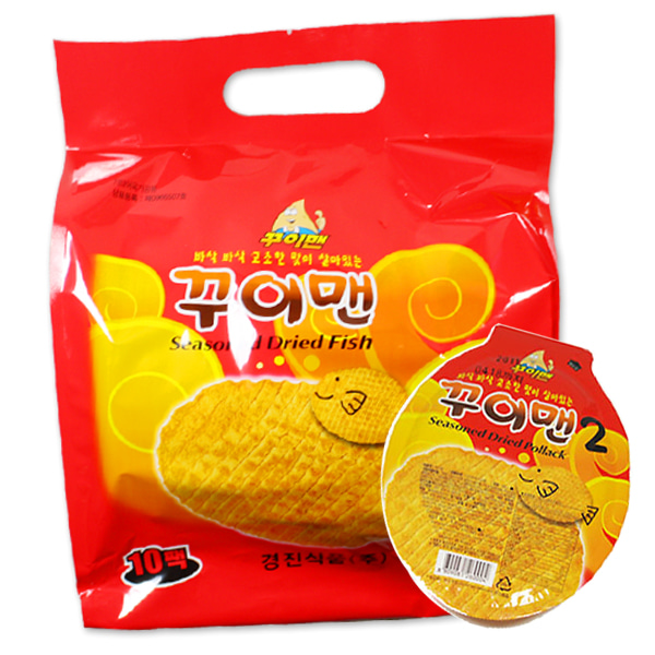 꾸이맨 5px10팩(총50장) 400g 1곽