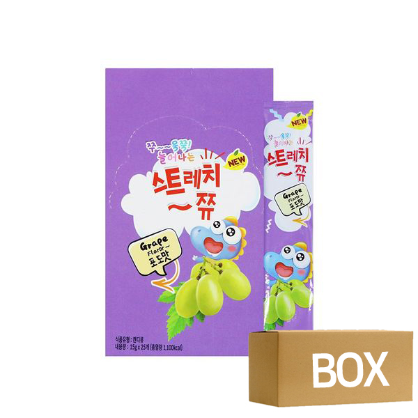 스트레치쮸 포도향 15g X 25개 X 30곽 1박스