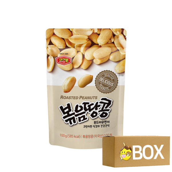 머거본 볶음땅콩 100g X 36봉 1박스