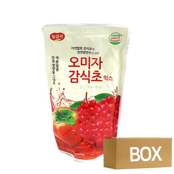 오미자 감식초 믹스 130ml X 30개 1박스