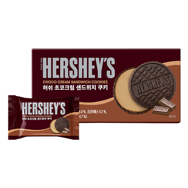 허쉬 초코크림 샌드위치 쿠키 75g