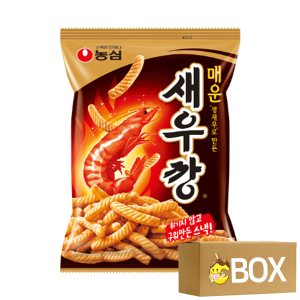 농심 매운새우깡 90g X 20개입 1박스