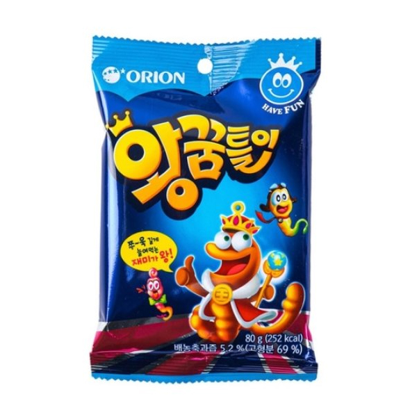 오리온 왕꿈틀이 80g X 10개 1곽