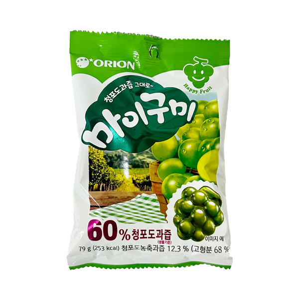 오리온 마이구미 청포도 79g 10개입 X 1곽