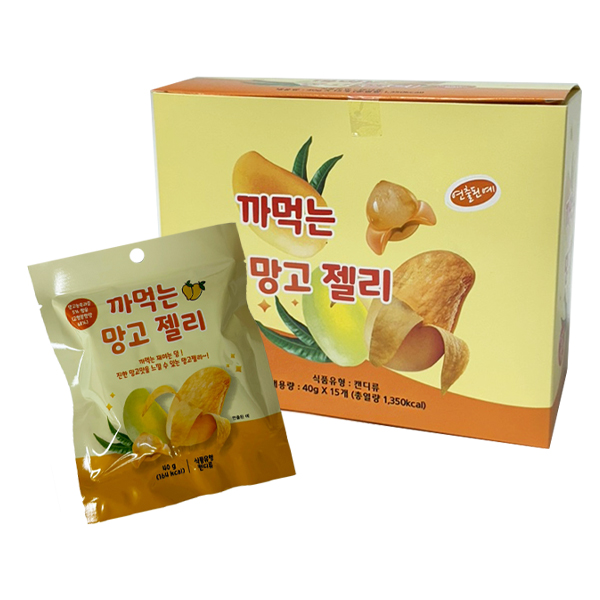 까먹는 망고젤리 40g X 15개입 1곽