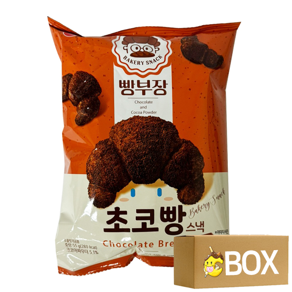 농심 빵부장 초코빵 55g X 16개입 1박스