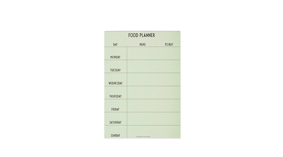 #Weekly food planner위클리 푸드 플래너2colors (70201605)