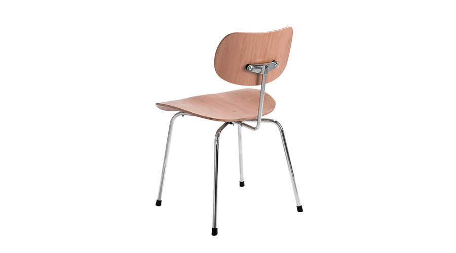 *SE68 Chair (Non-stackable 12247)SE68 체어 논스태커블더스티 핑크 스테인드/크롬 프레임