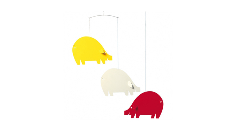 *Piggy Mobile 98Red/Yellow/Gray