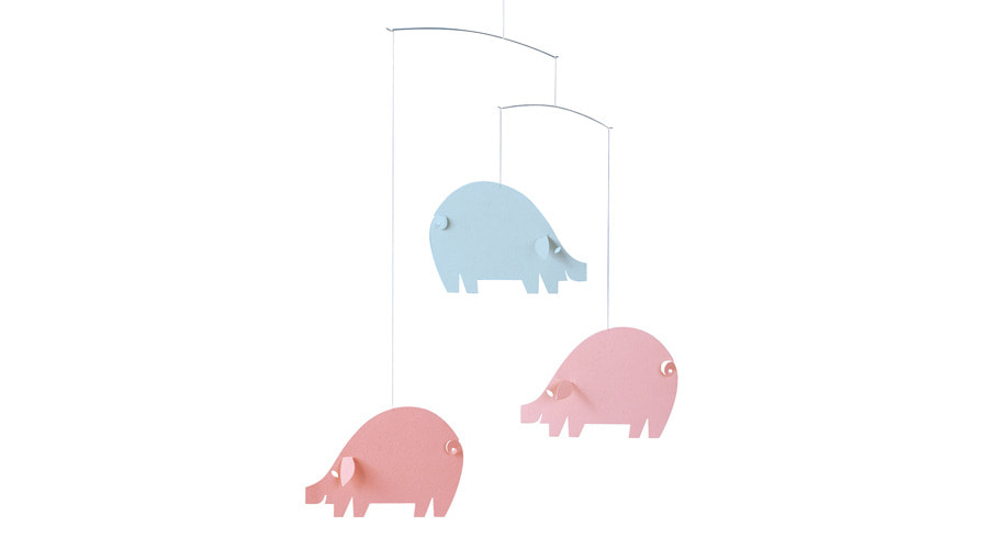 *Piggy Mobile 98RPink/Baby Pink/Light Blue