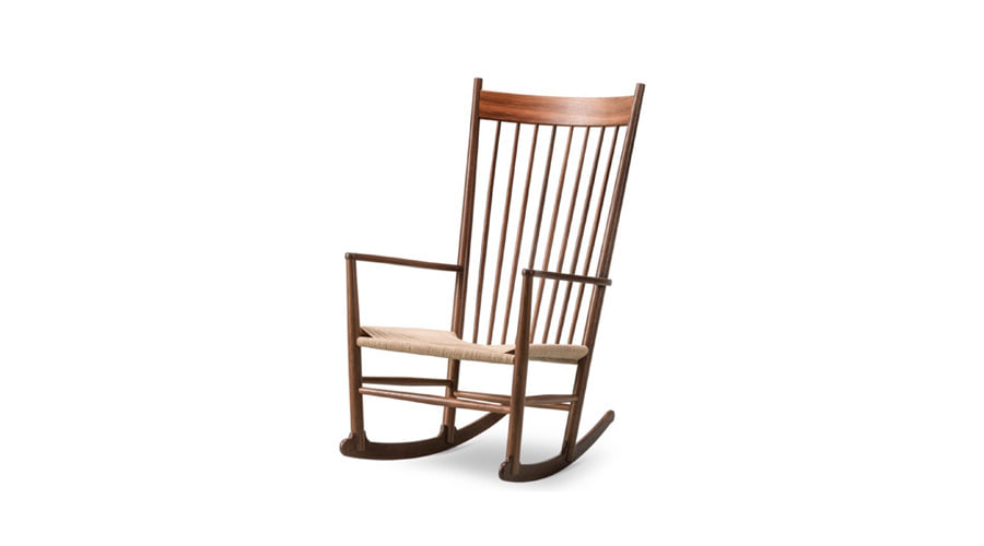 #Wegner J16 Rocking Chair 16000 Walnut Lacq/Seat Natural Paper Yarn 주문 후 6개월 소요