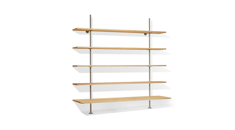 Eiermann Shelving System아이어만 쉘빙 시스템네추럴 오크/스테인리스 스틸(15982)