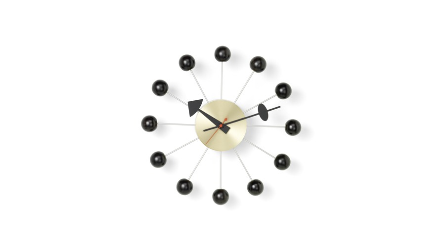 Ball Clock George Nelson 볼 클락 블랙/브라스 (20125006)주문 후 4개월 소요