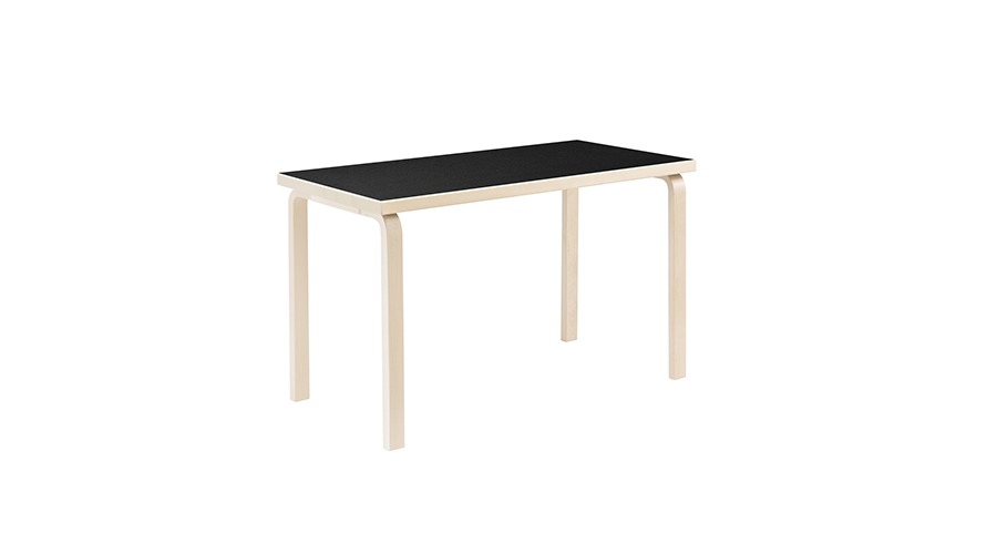 Aalto Table Rect. 80A알토 직사각 테이블 120*60블랙 리노/버치(28300283Q)