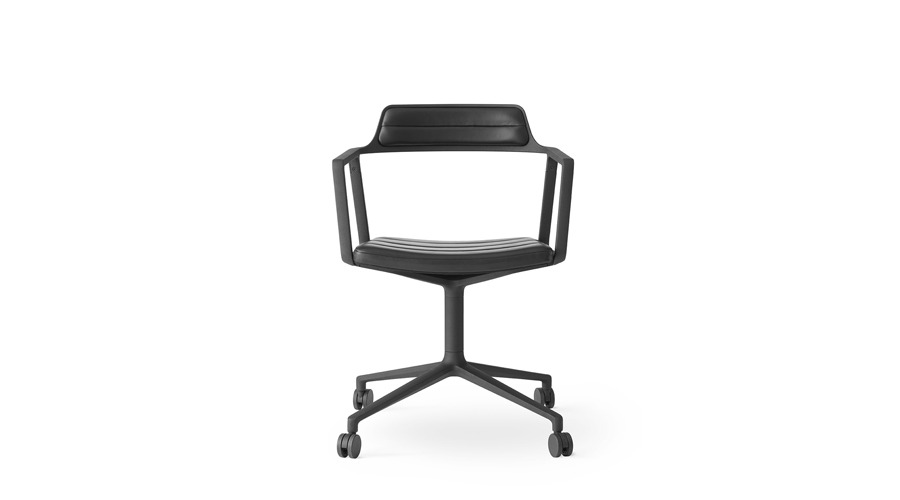 Vipp 452 Chair 빕 452 체어블랙 레더/블랙 프레임/캐스터(45204C04)주문 후 5개월 소요