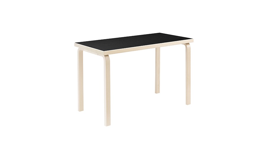 Aalto Table Rect. 81B알토 테이블 120*75블랙 Lino /네츄럴 버치(28300483Q)7월 중순 입고예정