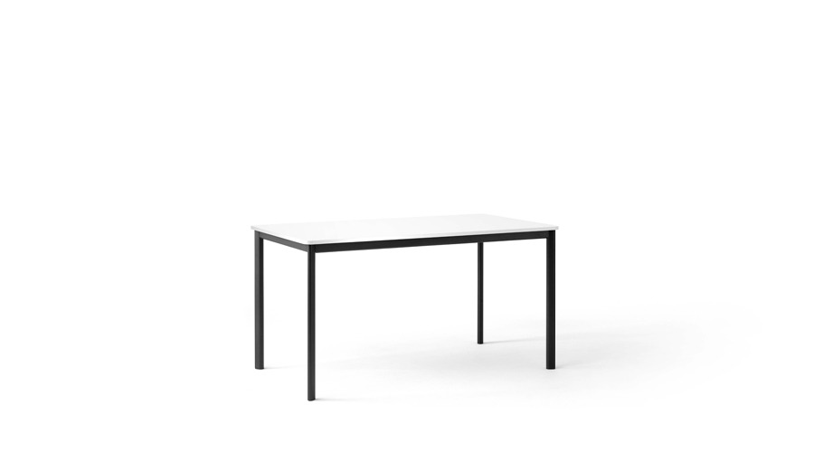 Drip Table HW58드립 테이블 140*80*74오프 화이트 라미네이트/블랙 (18001105)