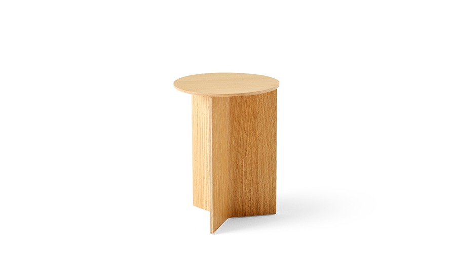 Slit Table Wood Round High 슬릿 테이블 우드 라운드 하이오크 (944035 1009000)