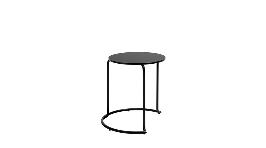 Side Table 606사이드 테이블 606블랙 래커드/블랙 매트 스틸(28300101Q)