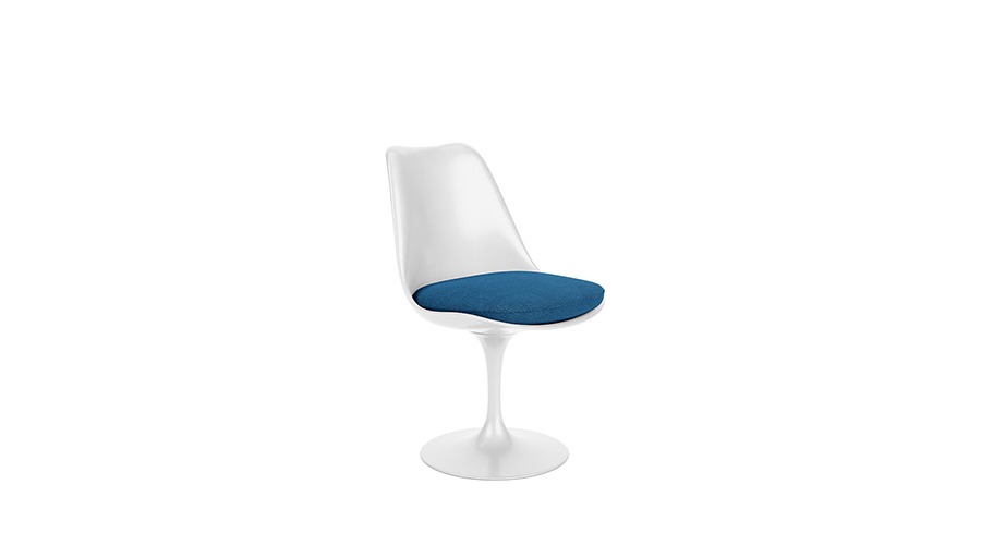 Tulip chair 튤립 체어화이트/다크 블루