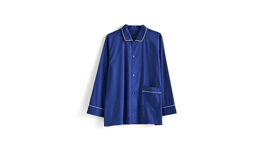 Outline Pyjama Long Sleeve Shirt M/L아웃라인 파자마 롱 슬리브 셔츠 M/L비비드 블루(AD105-D013-AI56)