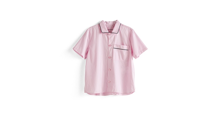 Outline Pyjama Short Sleeve Shirt M/L아웃라인 파자마 숏 슬리브 셔츠 M/L소프트 핑크(AD106-D013-AB93)주문 후 4개월 소요