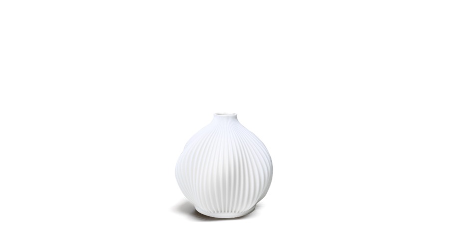 Fagot Flower Vase V105파곳 플라워 베이스 V105 (드라이 플라워 전용)매트 화이트 (22996)