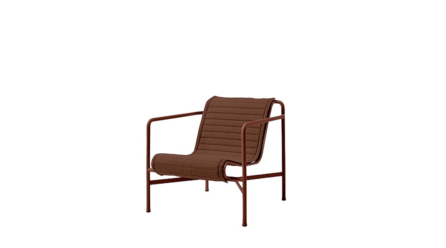 Palissade Quilted Seat Cushion for Lounge Chair Low 팔리사드 라운지 체어 로우 퀼티드 쿠션 아이언 레드(AB562-B293-AK78) 주문 후 4개월 소요