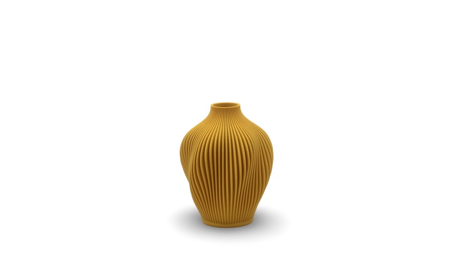 Fagot Flower vase V150파곳 플라워 베이스 V150 (드라이 플라워 전용)머스타드 옐로우(23569)