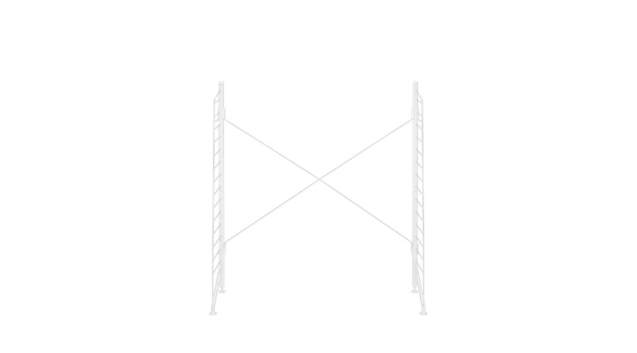 [Freestanding] Cross Bar 78cm프리스탠딩 크로스바 78cm화이트 (SC78-12-1)