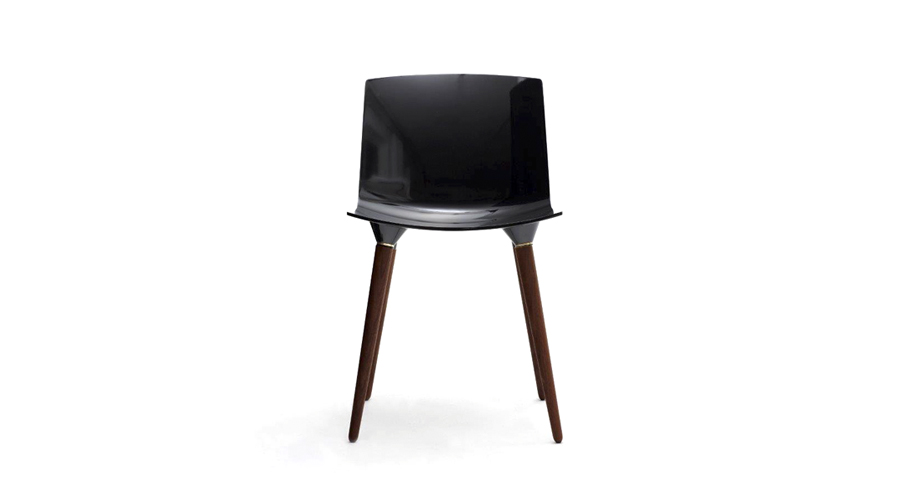 TAC-The Andersen Chair Glossy Black/Walnut and Oil (2-309012071106)