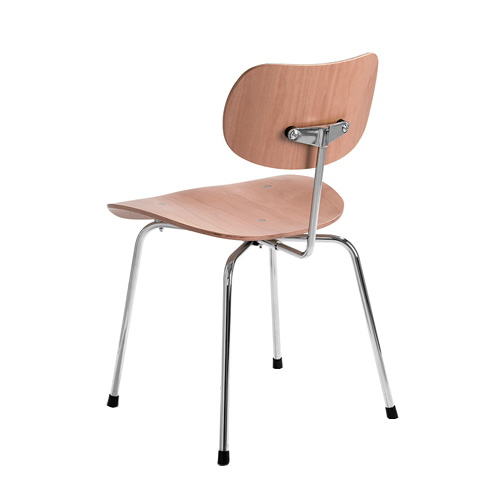 *SE68 Chair (Non-stackable 12247)SE68 체어 논스태커블더스티 핑크 스테인드/크롬 프레임