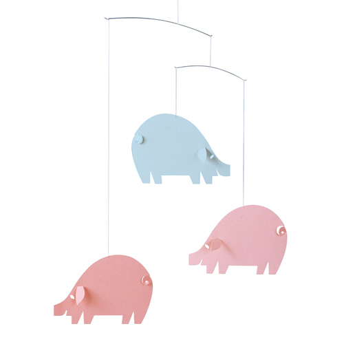 *Piggy Mobile 98RPink/Baby Pink/Light Blue