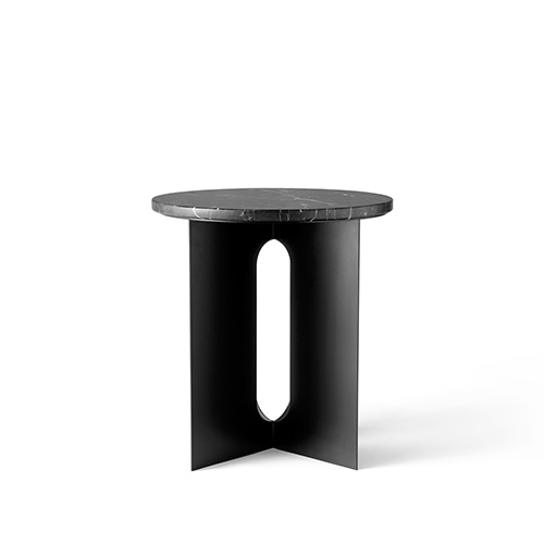 Androgyne Side Table+Marbel Top안드로진 사이드 테이블+마블 탑블랙 마블 탑/블랙 스틸(1180539+1181539)주문 후 4개월 소요