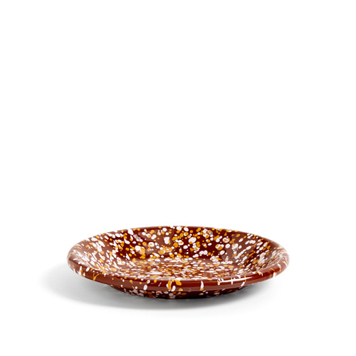 Enamel Dish Round S에나멜 디쉬 라운드 S스프링클 브라운(506947)