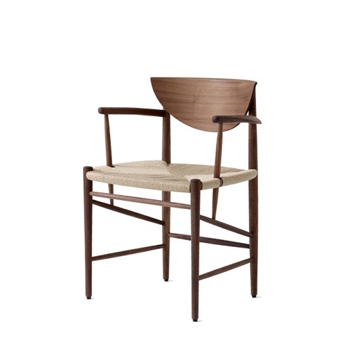 Drawn Chair With Armrest HM4 (14040096)드로운 체어 위드 암레스트월넛 / 네추럴 페이퍼코드 주문 후 4개월 소요