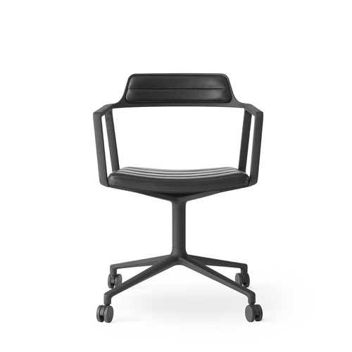 Vipp 452 Chair 빕 452 체어블랙 레더/블랙 프레임/캐스터(45204C04)주문 후 5개월 소요