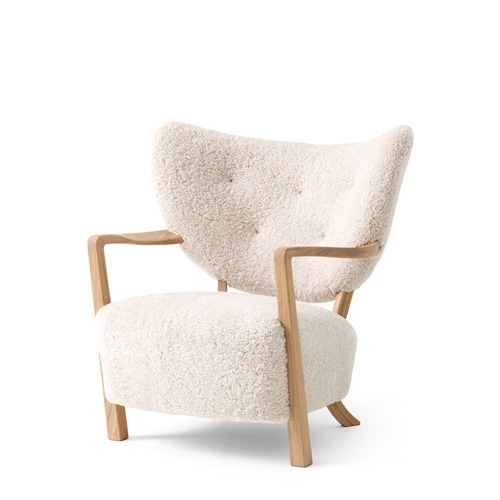 Wulff Lounge Chair ATD2울프 라운지 체어쉽스킨 문라이트 / 오크 (41103204)