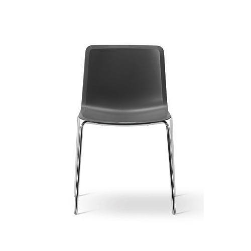 #Pato 4-Leg Chair, Tube base파토 튜브 체어 다크 그레이 / 크롬 주문 후 6개월 소요