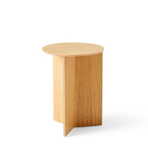 Slit Table Wood Round High 슬릿 테이블 우드 라운드 하이오크 (944035 1009000)