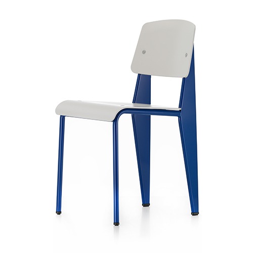 Standard Chair SPWarm grey/Prouvé Bleu Marcoule base스탠다드 체어 SP,웜 그레이/블루 마르쿨(21043600)주문 후 5개월 소요