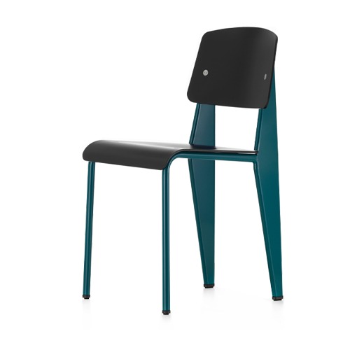 Standard Chair SPDeep Black/Prouvé Bleu Dynastie base스탠다드 체어 SP, 딥블랙/블루 다이내스티(21043600)주문 후 4개월 소요