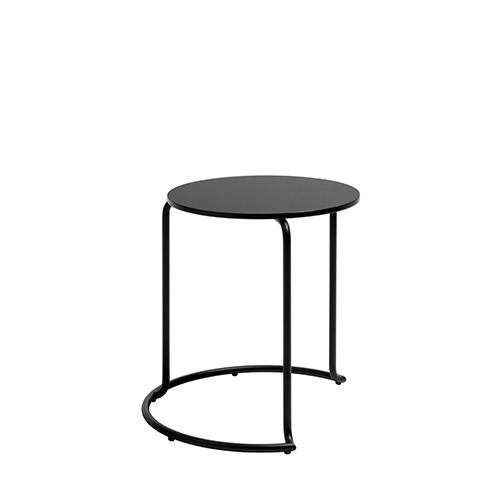 Side Table 606사이드 테이블 606블랙 래커드/블랙 매트 스틸(28300101Q)
