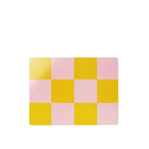 Check Placemat (Set of 2)체크 플레이스매트허니/핑크 (31056)